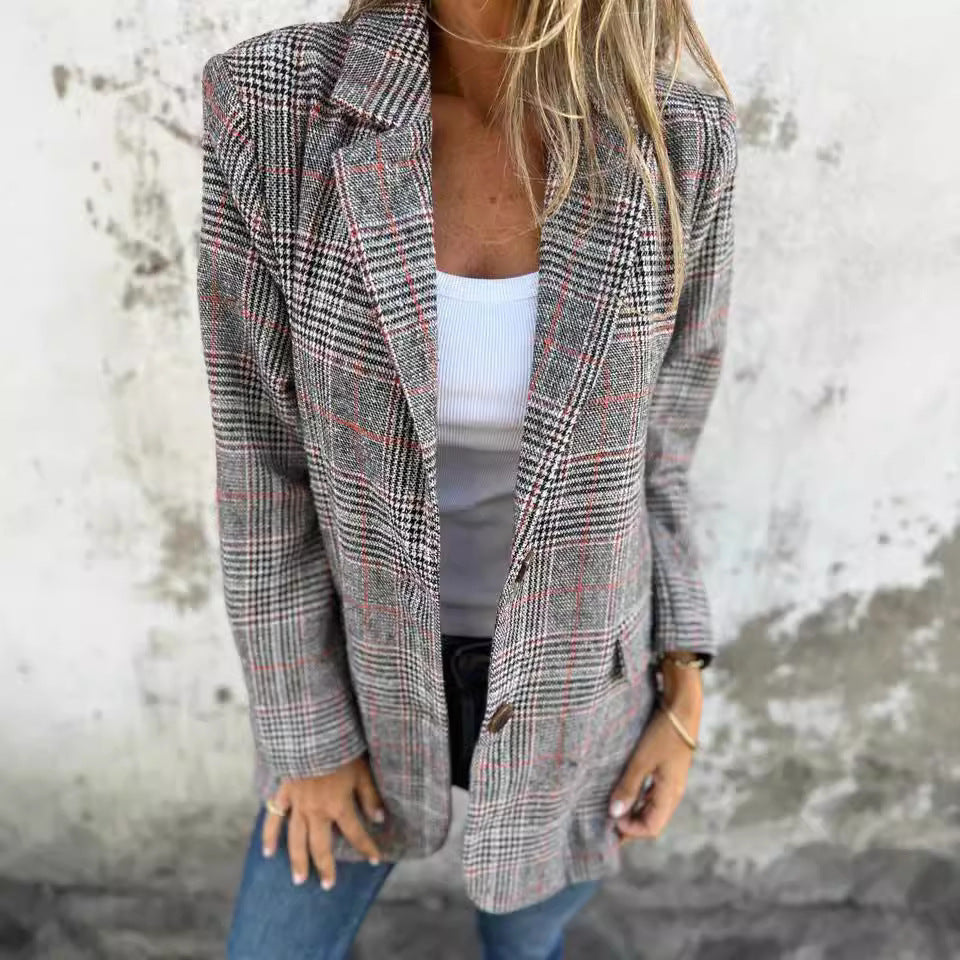 Veste Blazer | Coupe Ample Rétro-Chic