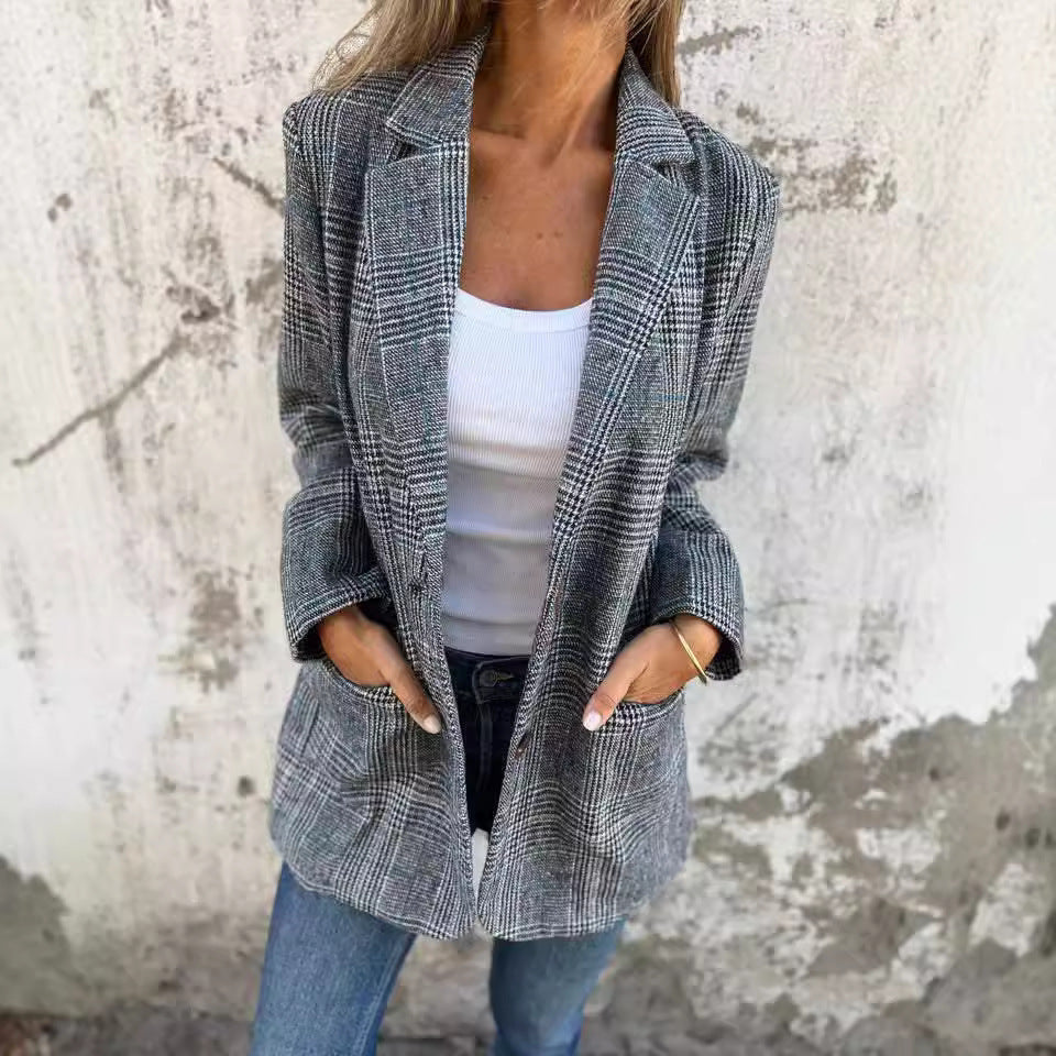 Veste Blazer | Coupe Ample Rétro-Chic
