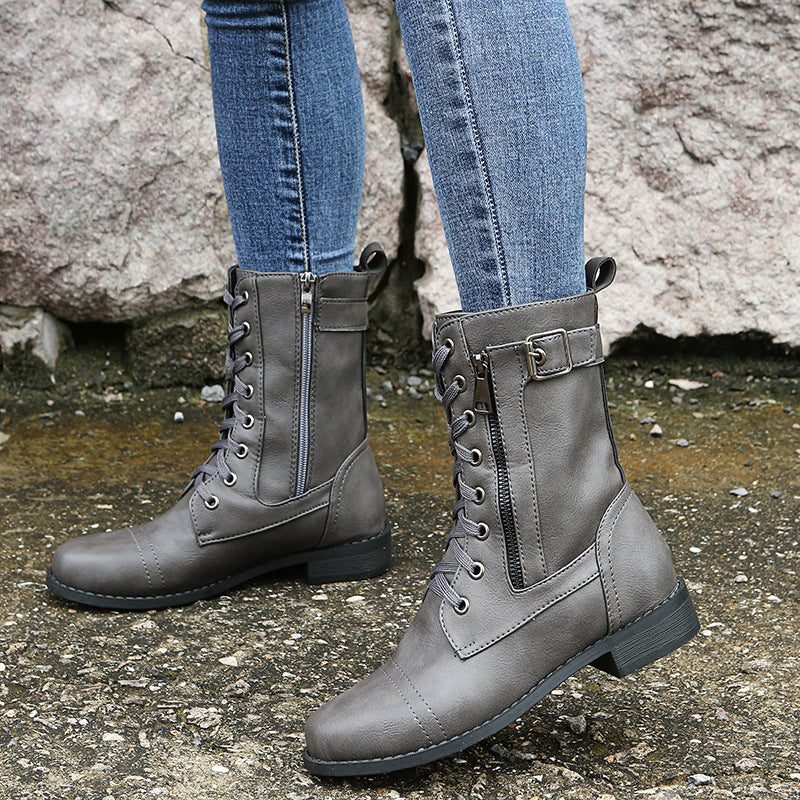 Bottes Élégantes à Lacets