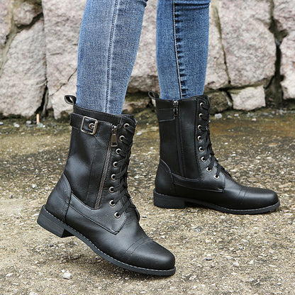 Bottes Élégantes à Lacets