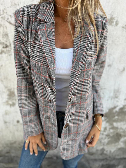 Veste Blazer | Coupe Ample Rétro-Chic