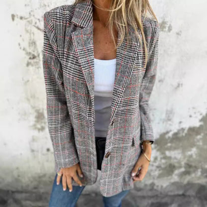 Veste Blazer | Coupe Ample Rétro-Chic