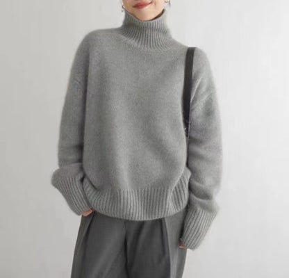 Pull Col Roulé  en Cachemire