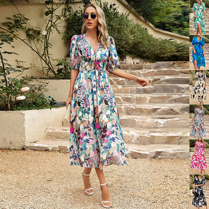 Chic Robe en mousseline