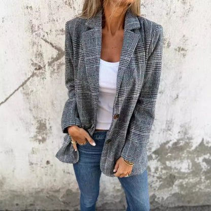 Veste Blazer | Coupe Ample Rétro-Chic