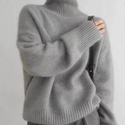 Pull Col Roulé  en Cachemire