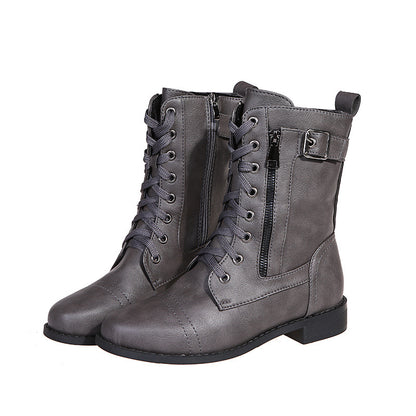 Bottes Élégantes à Lacets