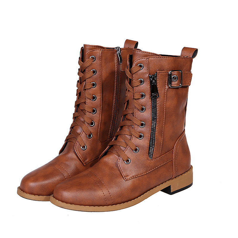Bottes Élégantes à Lacets